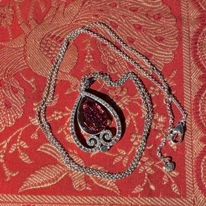 Brighton vintage teardrop long necklace